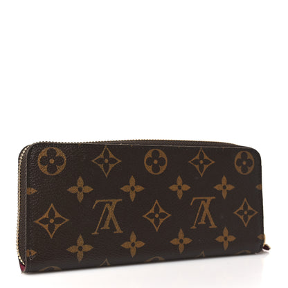 Louis Vuitton Monogram Clemence Wallet Fuchsia 3 of 10
