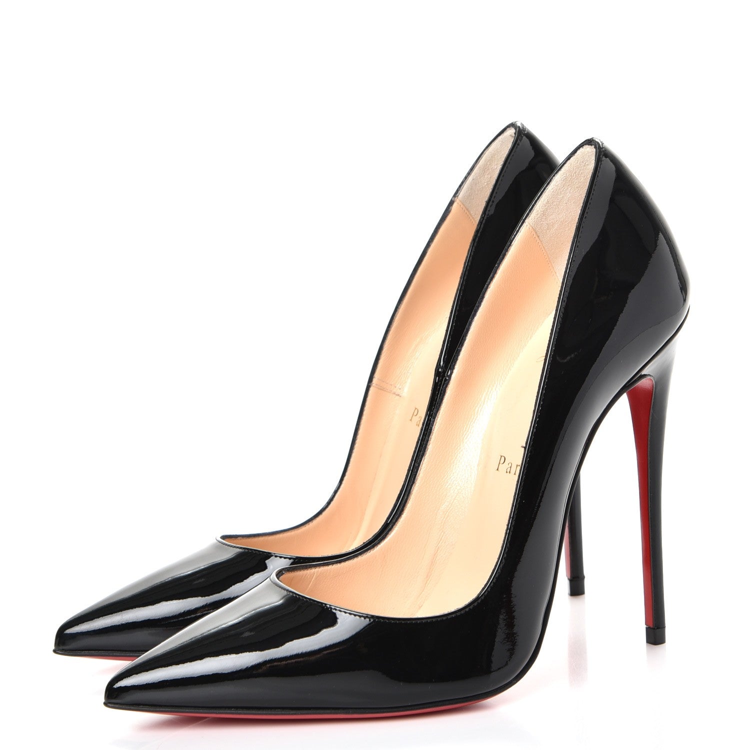 Christian Louboutin Patent So Kate 120 Pumps 38 Black 3 of 8