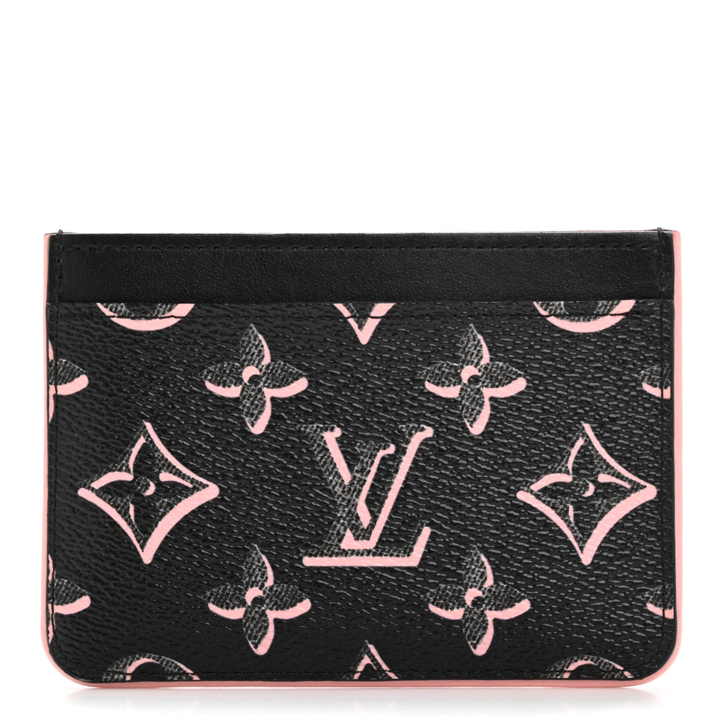 Louis Vuitton Monogram Fall for You LV Side-Up Card Holder Black 1 of 8