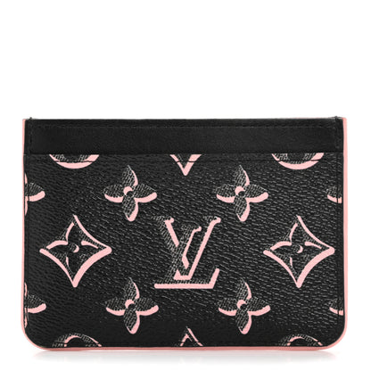 Louis Vuitton Monogram Fall for You LV Side-Up Card Holder Black 1 of 8