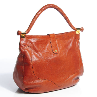 Jimmy Choo Leather Ruby Hobo Bag Cognac 3 of 8