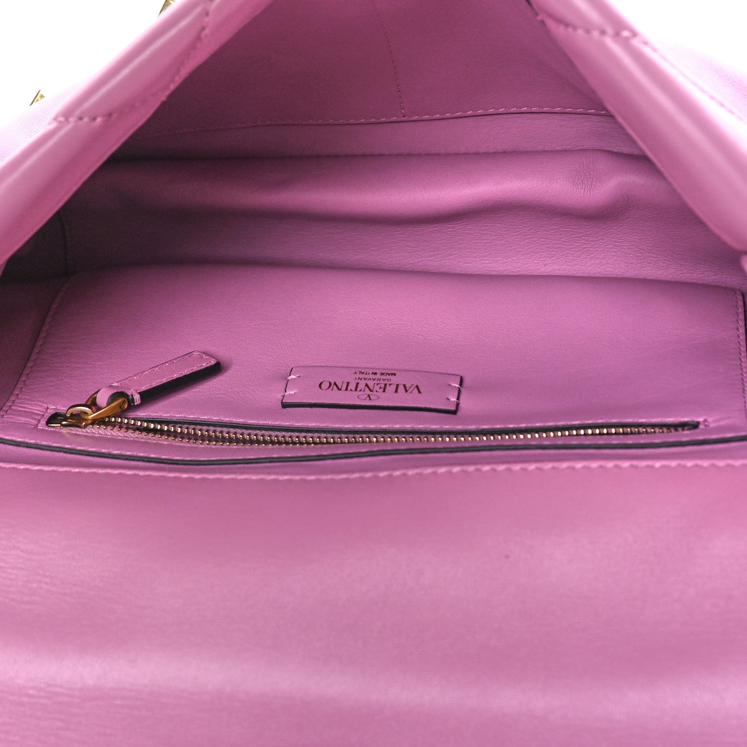 Valentino Garavani Nappa Large Roman Stud Shoulder Bag Giacinto 5 of 8