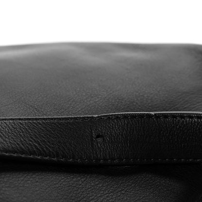 The Row Finely Grained Calfskin Jouvette Bag Black 10 of 11