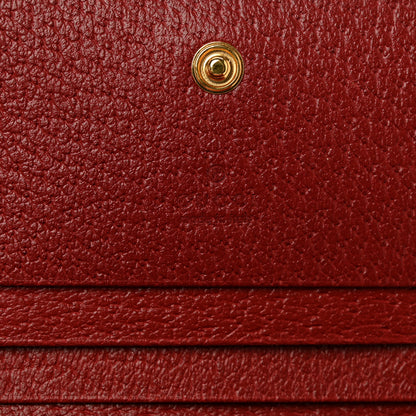 Gucci GG Supreme Monogram Flora Web Ophidia Card Case Red 6 of 6