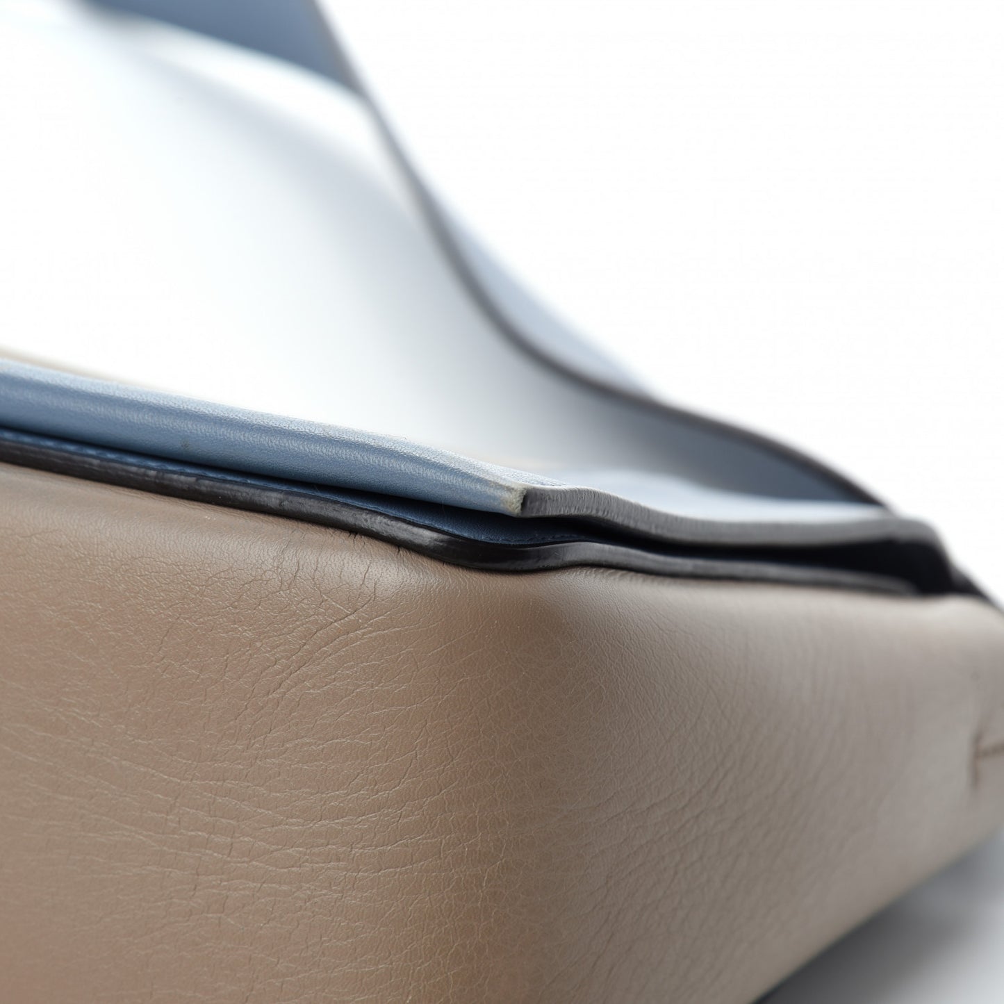 Shiny Smooth Calfskin Medium Frame Shoulder Bag