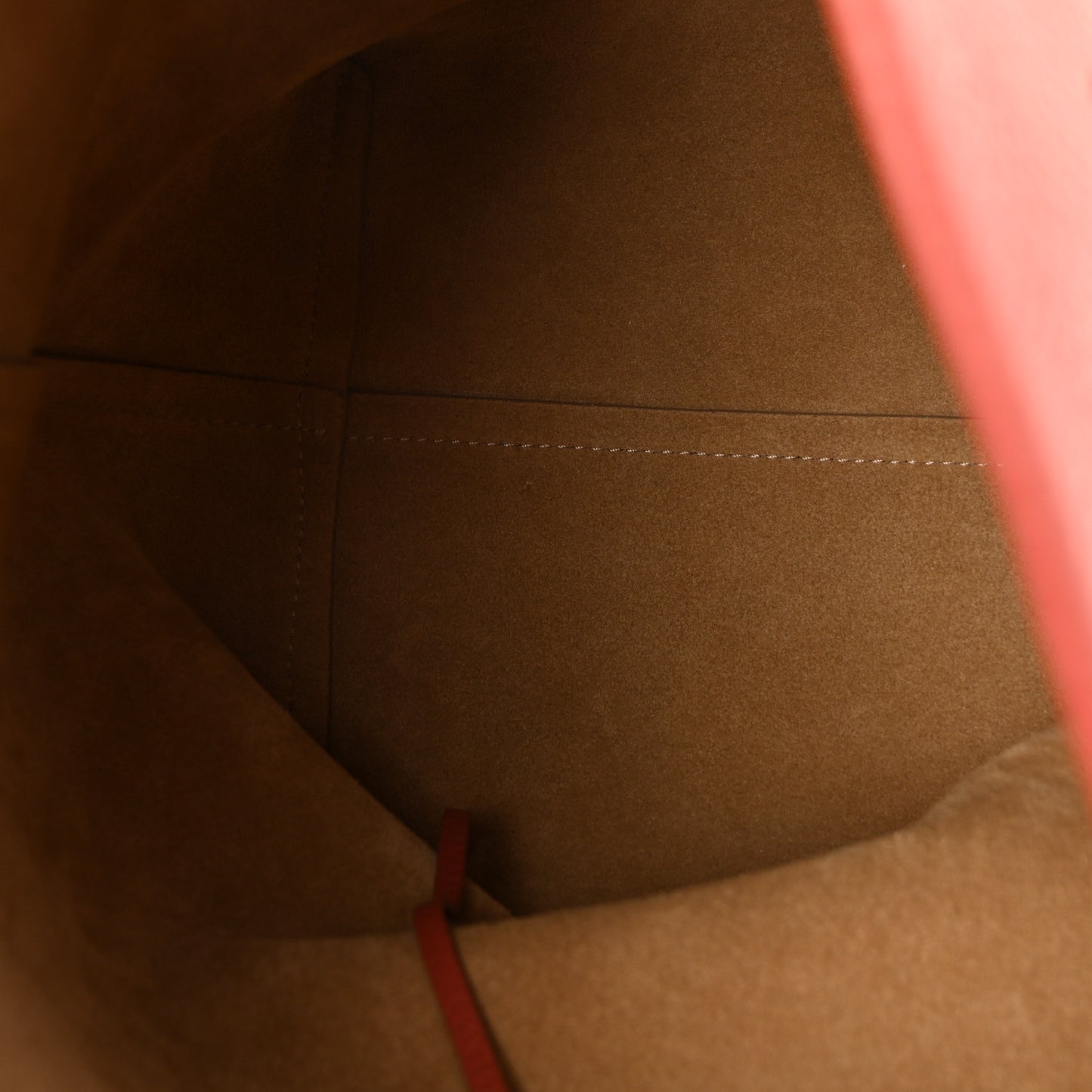 Grained Calfskin Medium N/S Park Tote Rust