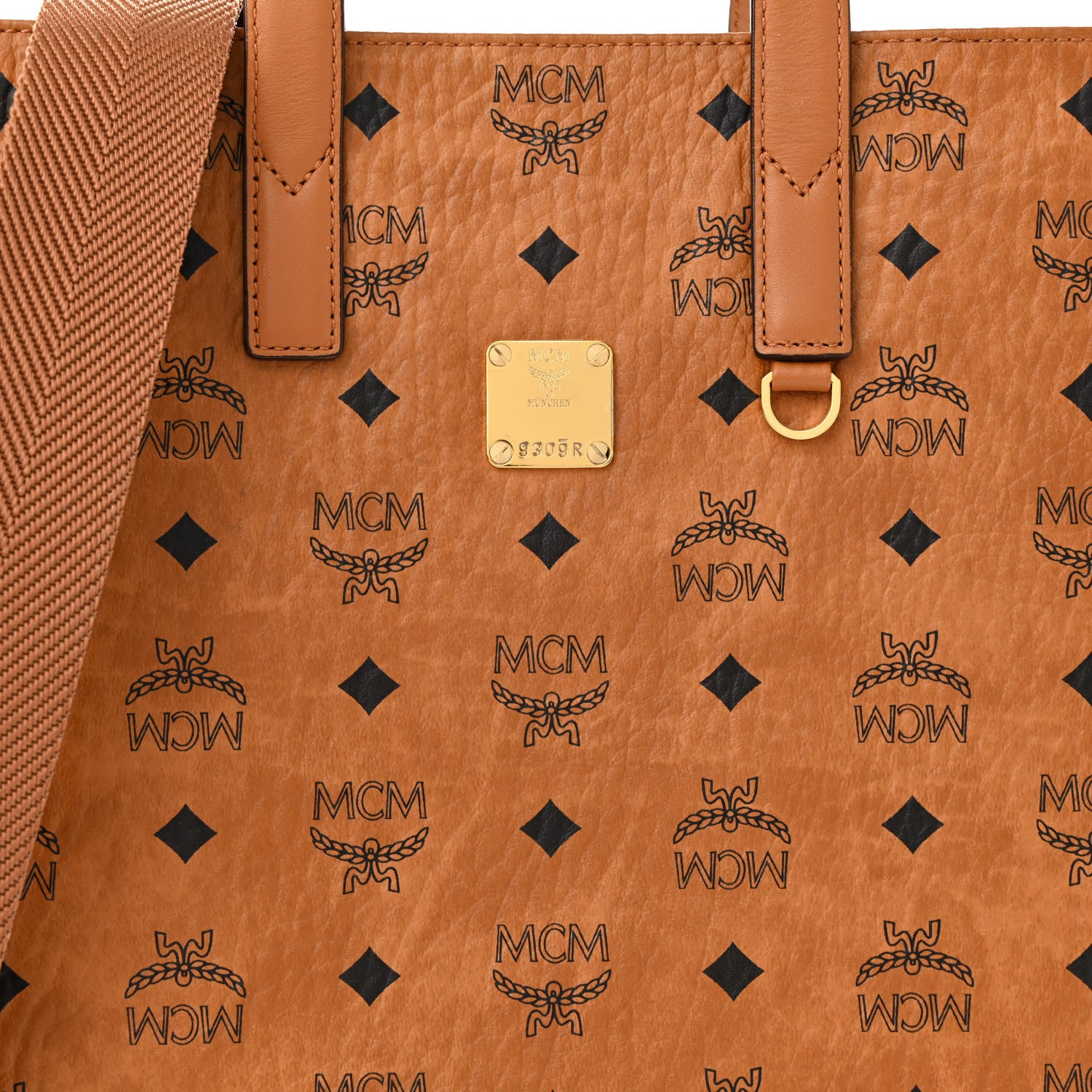 MCM Visetos Klassik Tote Cognac 8 of 13