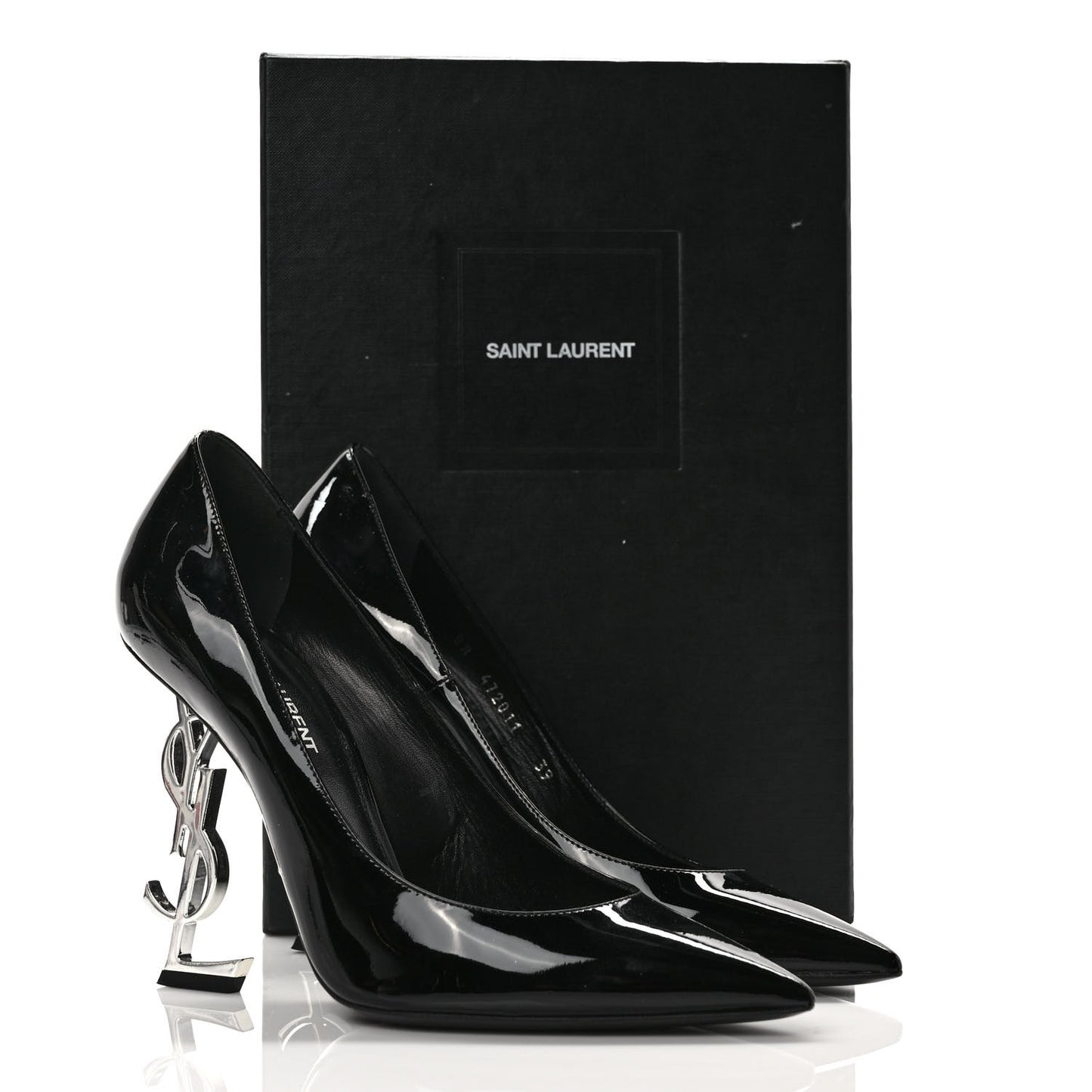Patent Opyum 110 Pumps 39 Black Silver