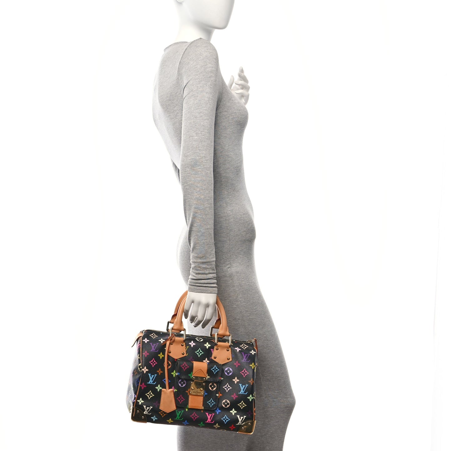 Monogram Multicolor Speedy 30 Black
