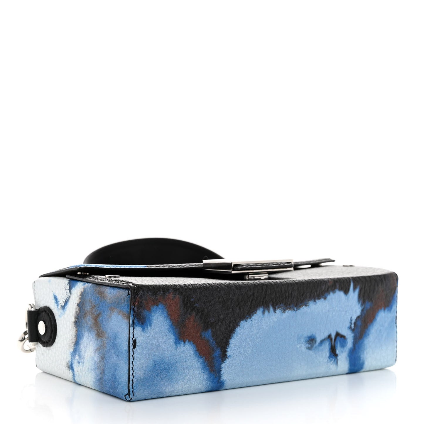 Cuoio Romano Cloud Print Baguette Soft Trunk Black Avio