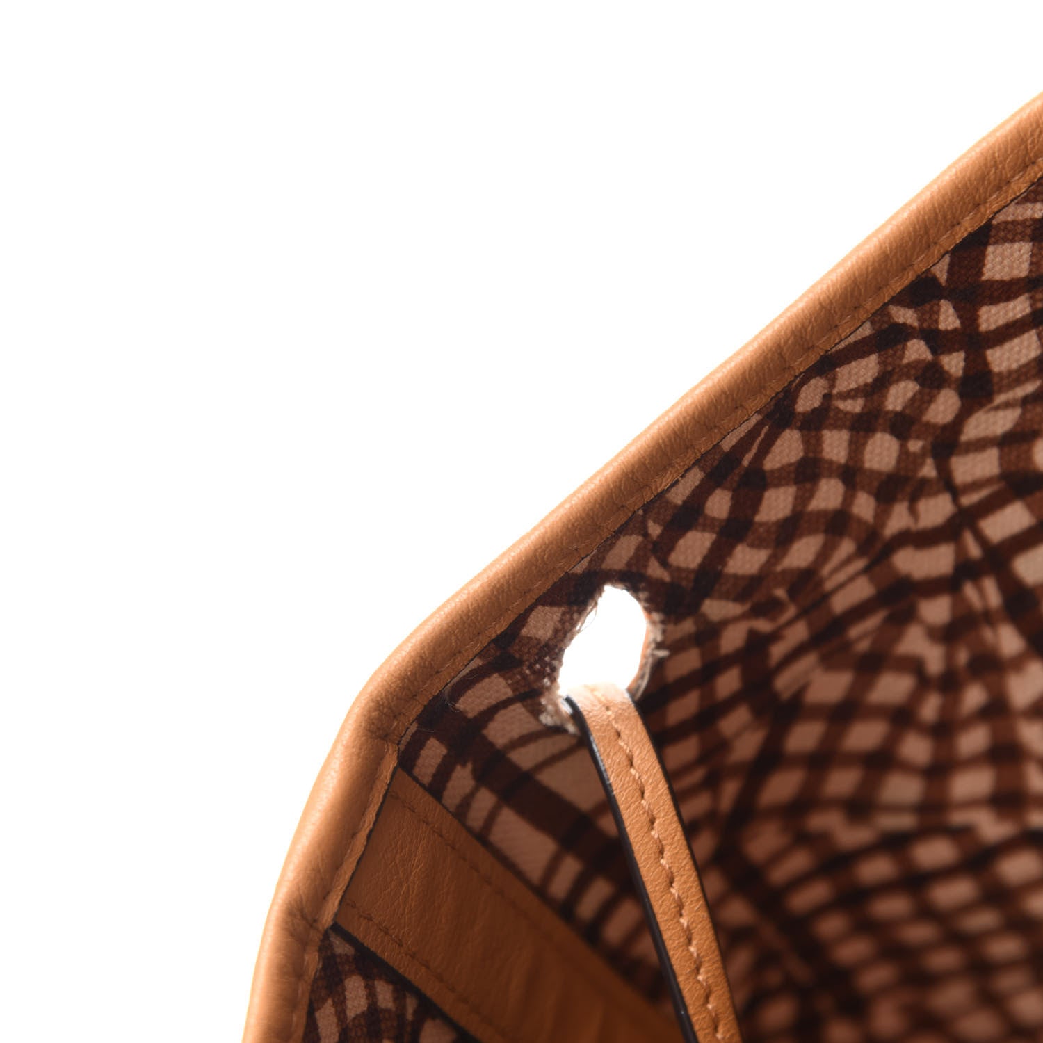 MCM Visetos Medium Liz Reversible Shopper Tote Cognac 10 of 19