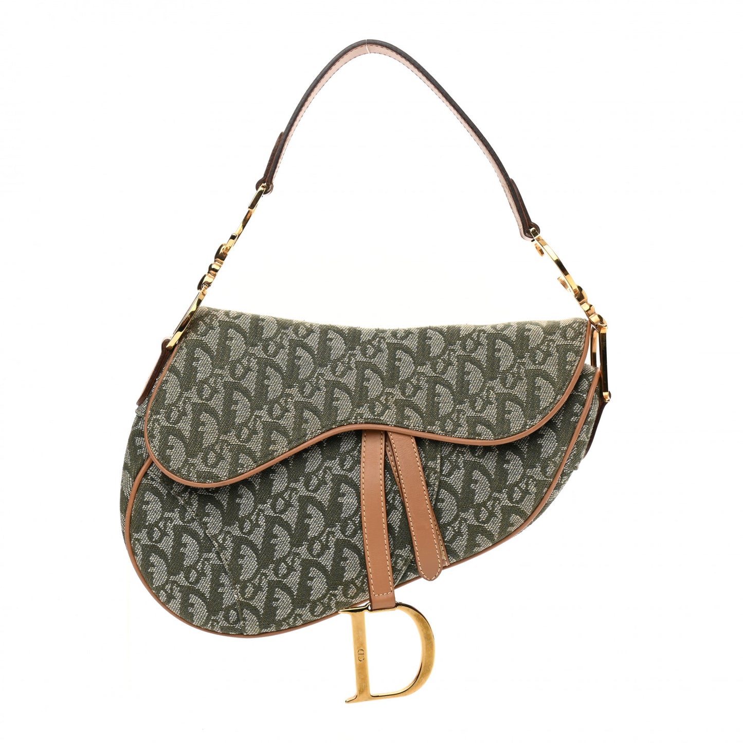 Monogram Saddle Bag Green