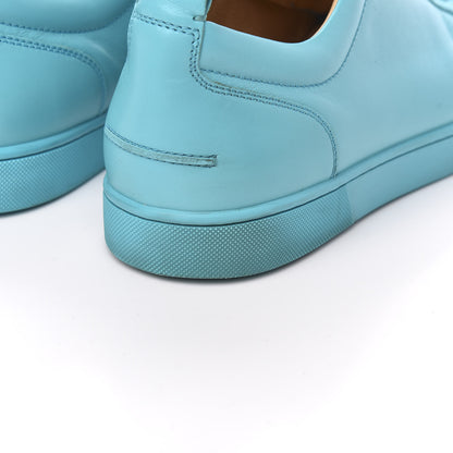 Christian Louboutin Calfskin Mens Louis Junior Spikes Flat Sneakers 43.5 Turquoise 5 of 11