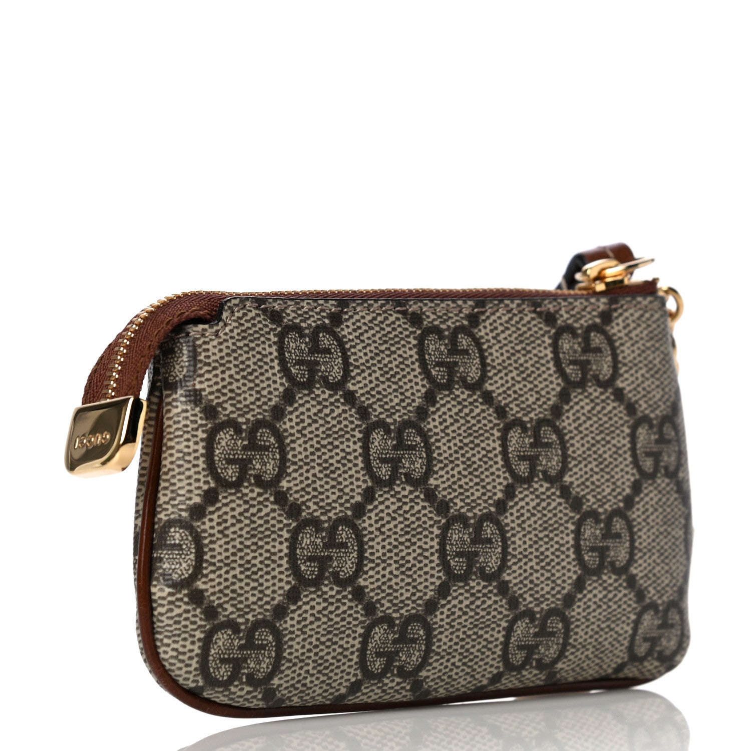 Gucci GG Supreme Monogram Key Case Brown 3 of 12