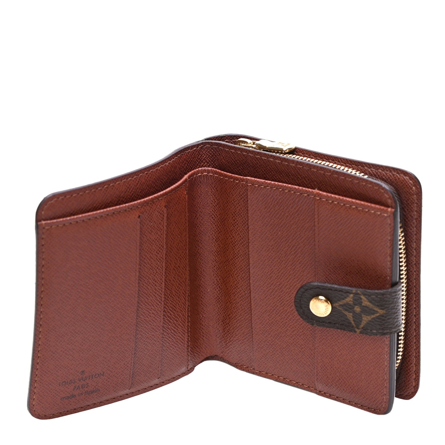 Monogram Compact Zippe Zipped Wallet