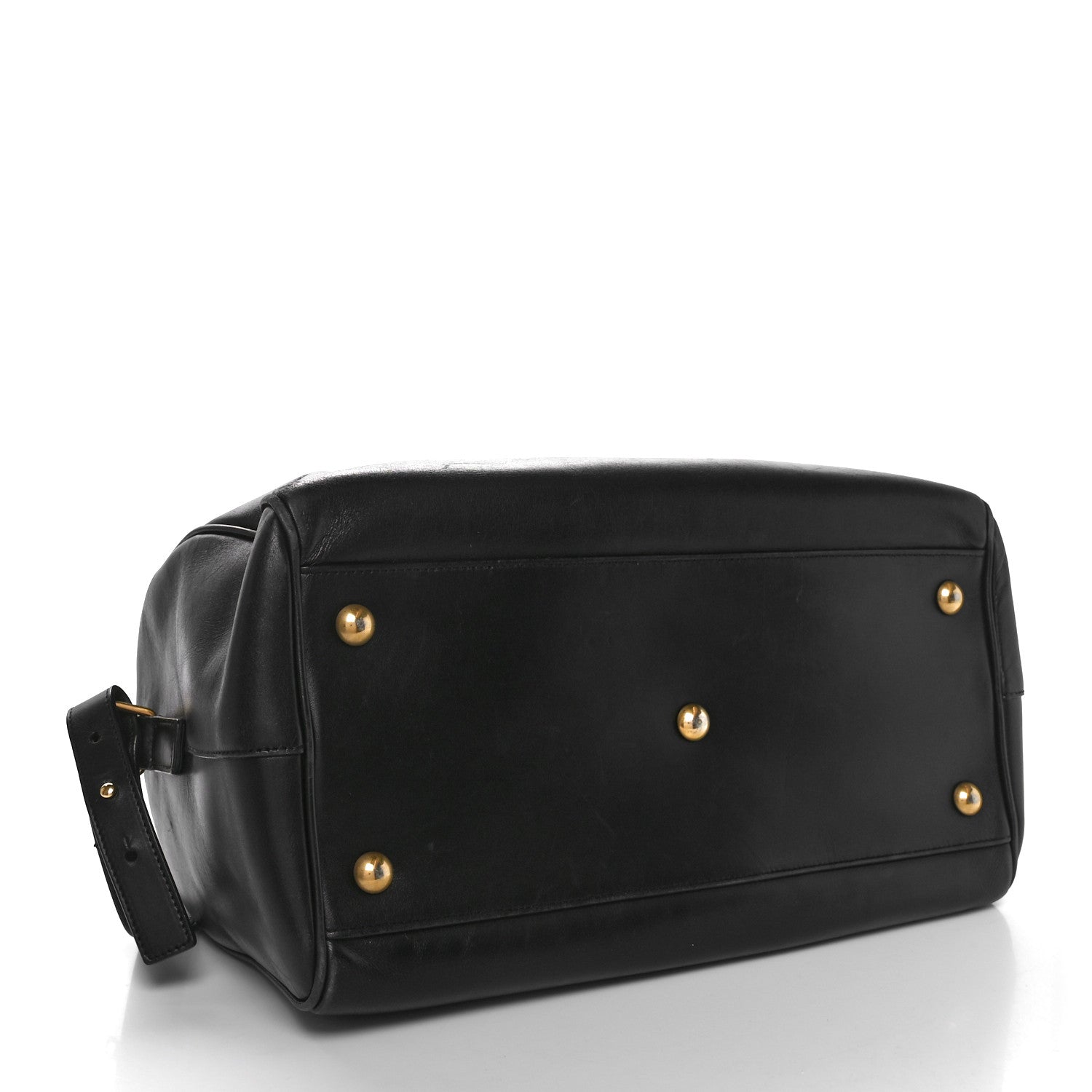 Saint Laurent Calfskin Classic Duffle 6 Black 4 of 10