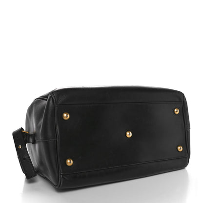 Saint Laurent Calfskin Classic Duffle 6 Black 4 of 10
