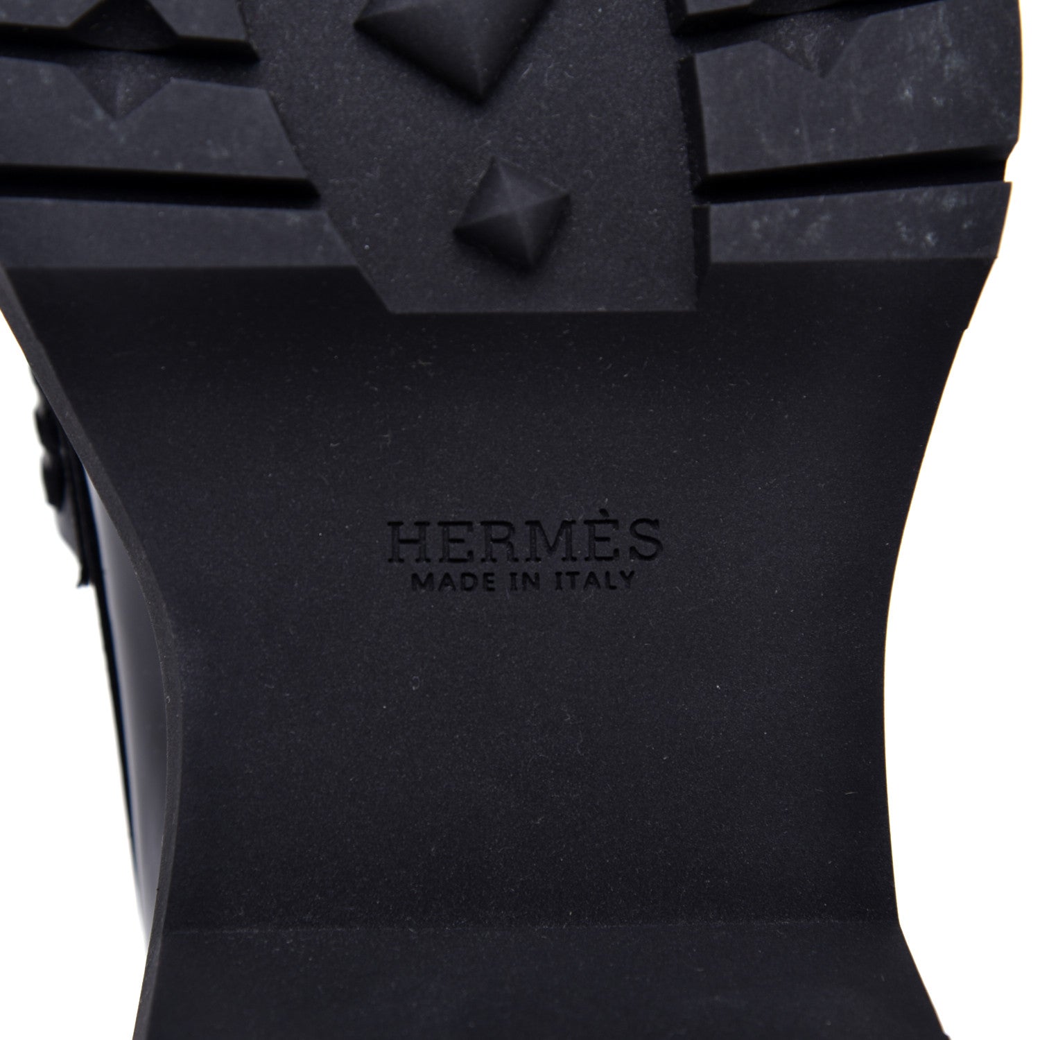 Hermes Toscan Calfskin Neoprene Bill Loafer 37 Black 6 of 8