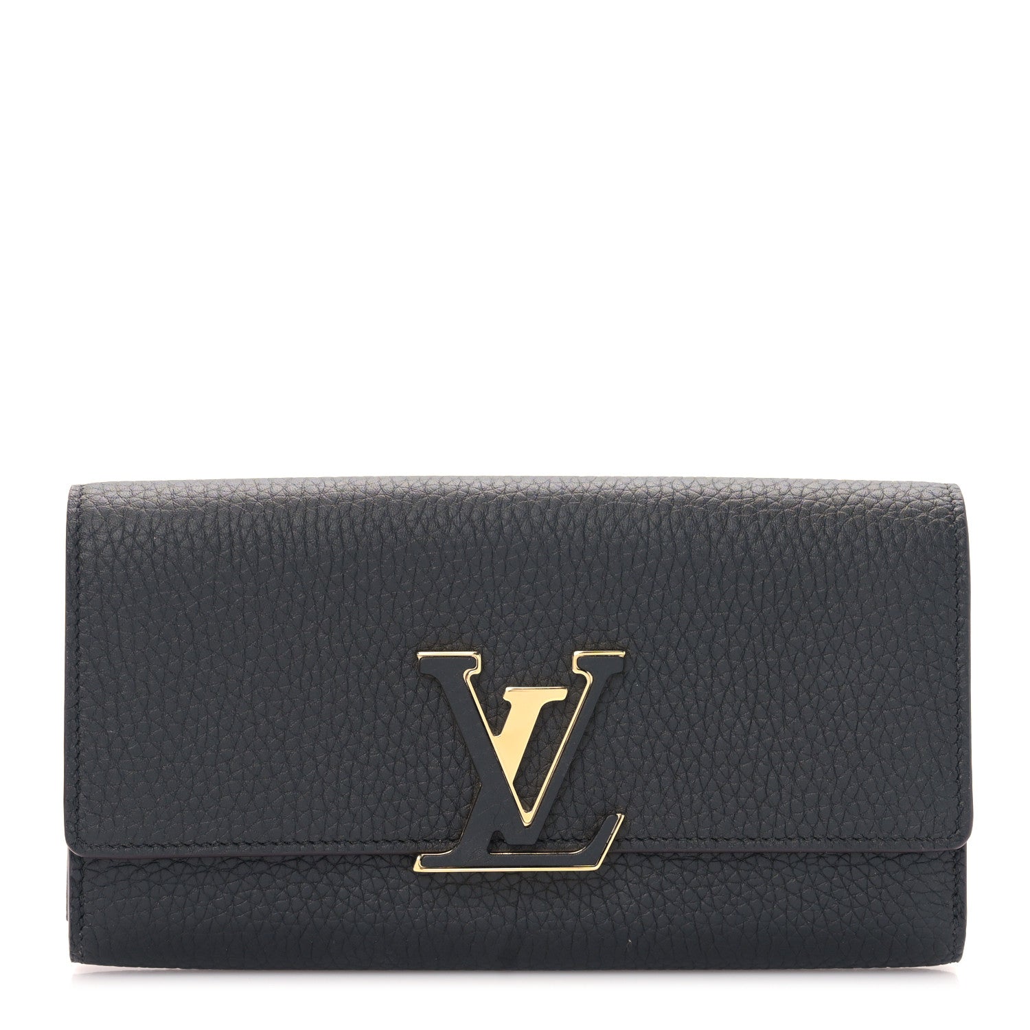 Louis Vuitton Taurillon Capucines Wallet Black 1 of 9