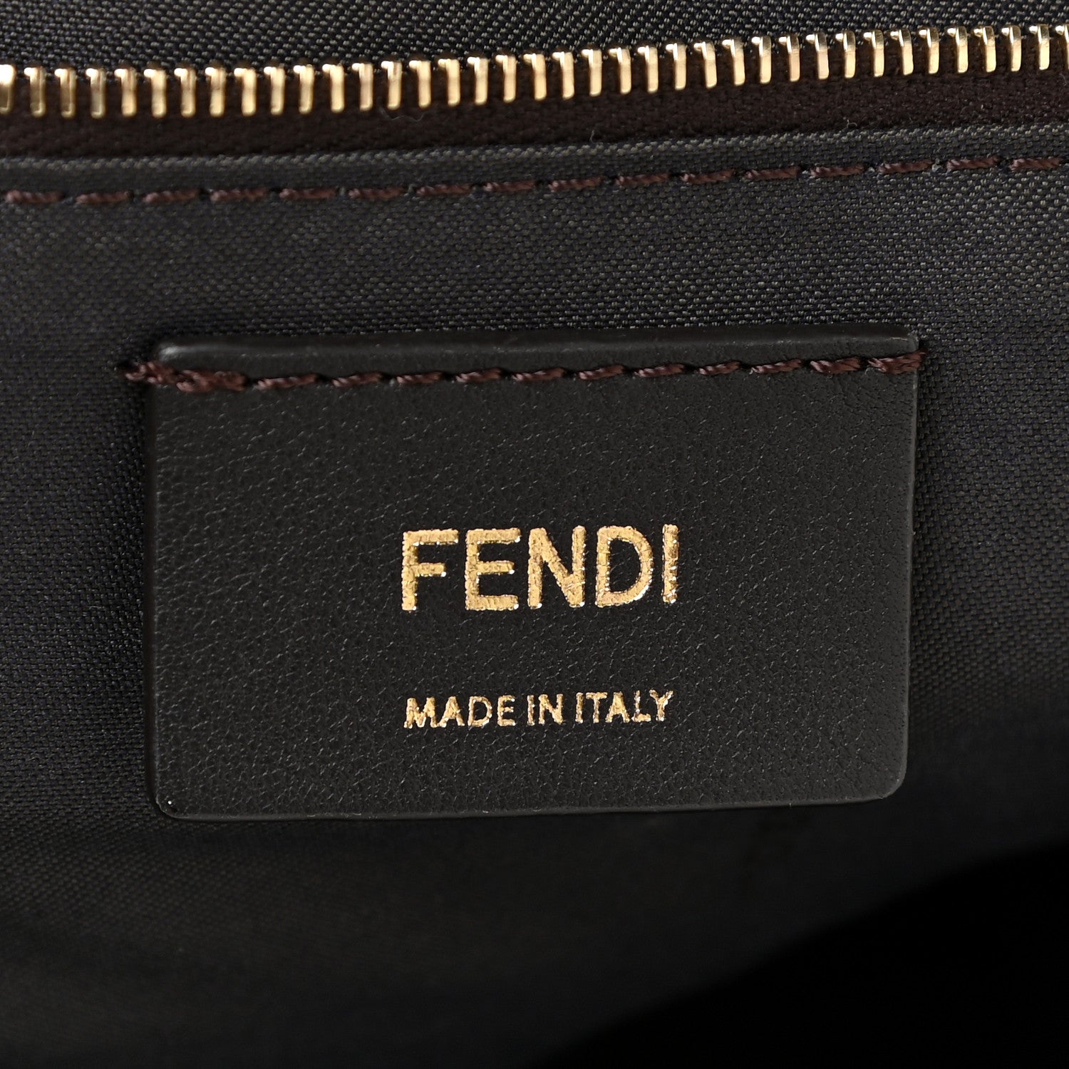 Fendi Nappa FF 1974 Embossed Small Boston White 6 of 19