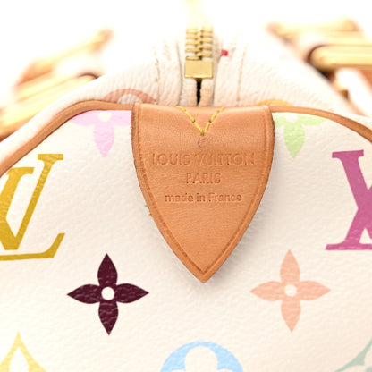 Louis Vuitton Monogram Multicolor Speedy 30 White 7 of 11