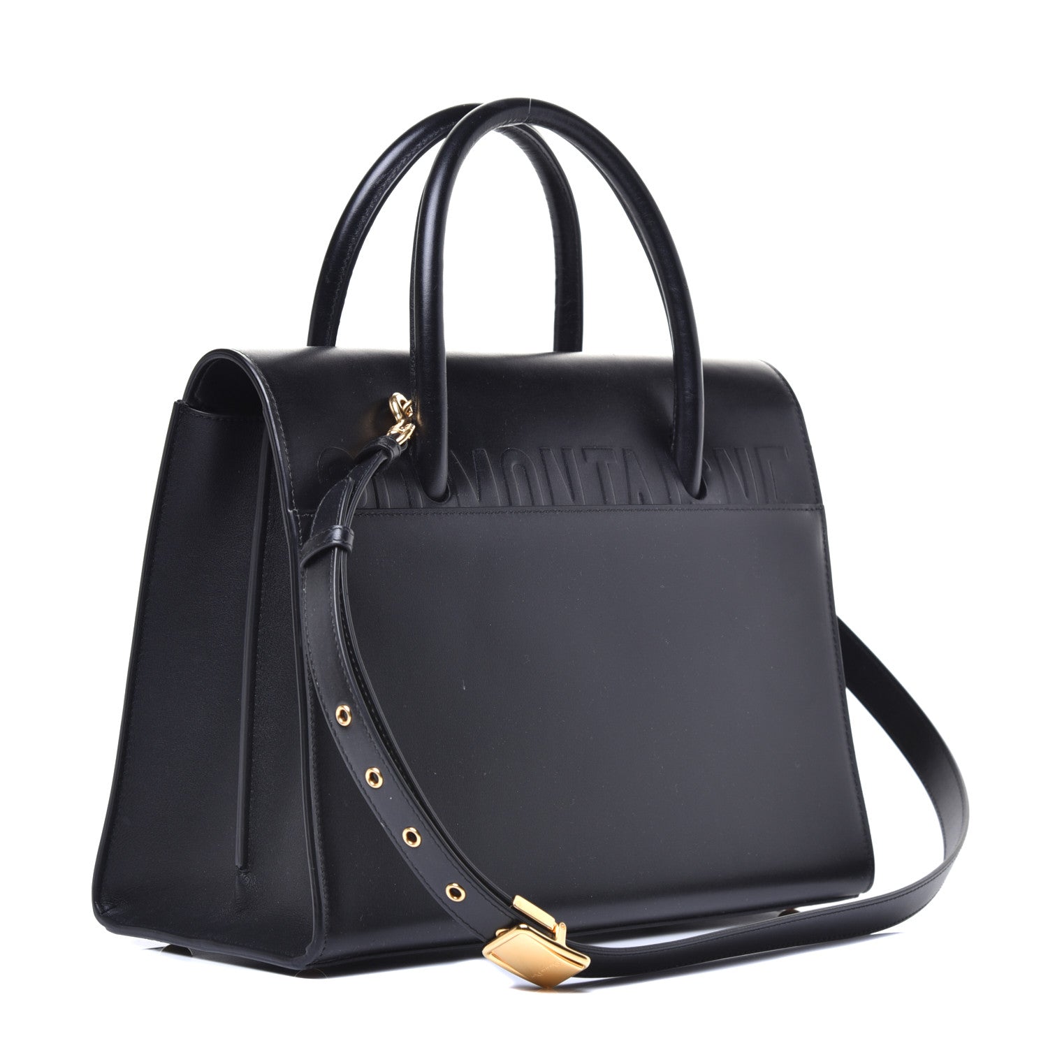 Christian Dior Box Calfskin Large St. Honore Tote Black 3 of 8