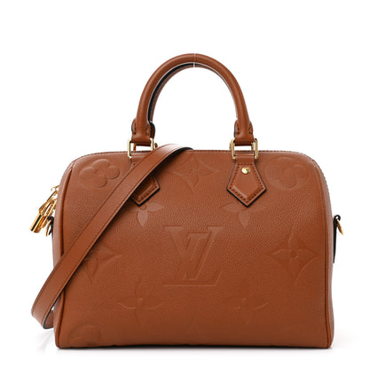 Louis Vuitton Empreinte Monogram Giant Speedy Bandouliere 25 Cognac 1 of 11