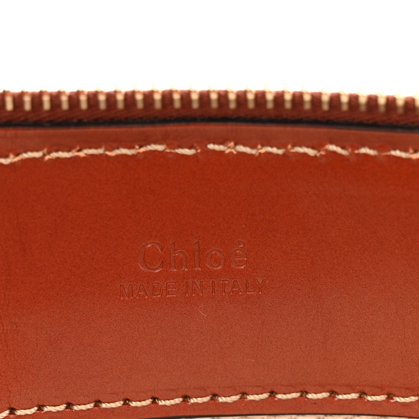 Shearling Vegetable Tanned Calfskin Mini Edith Sepia Brown