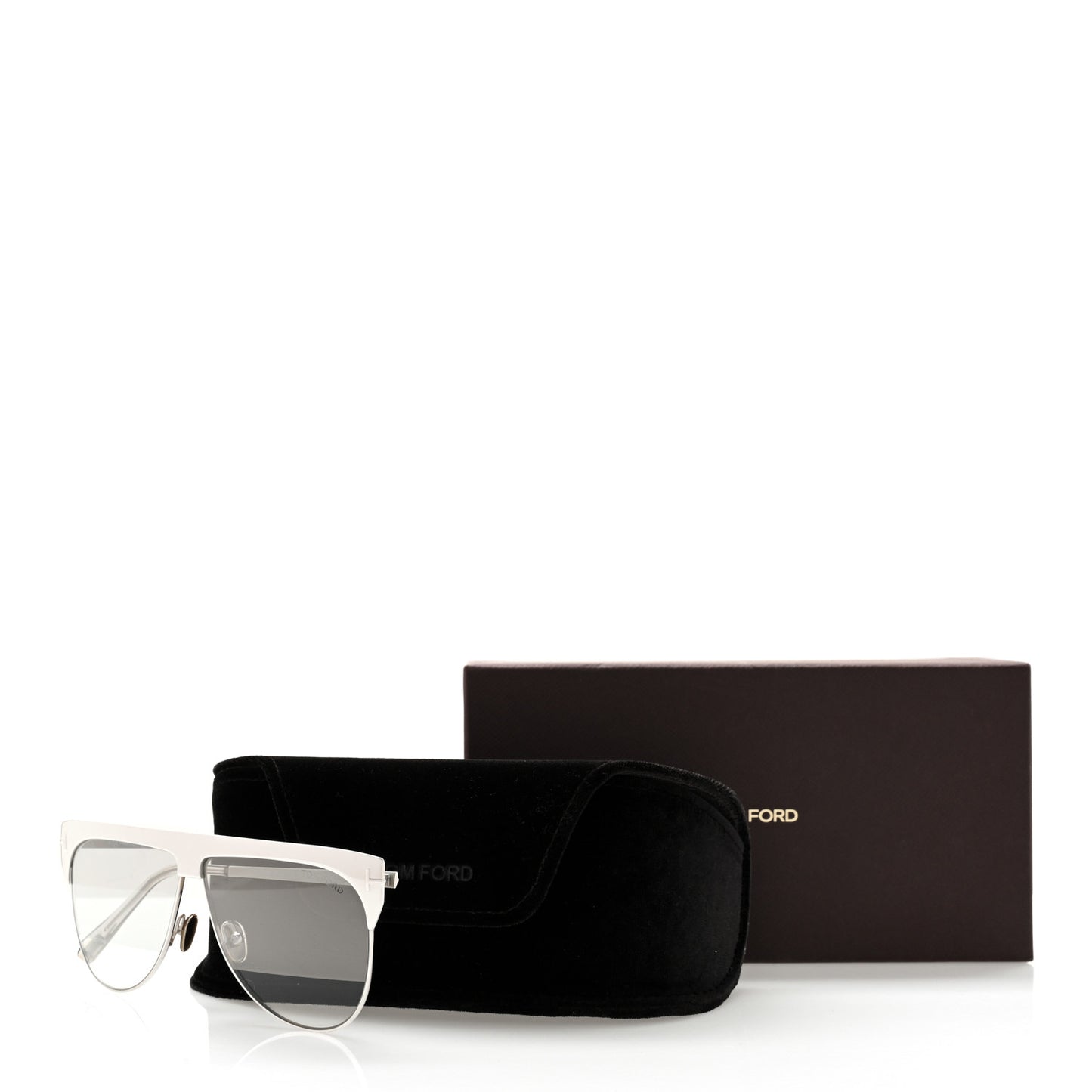 Gold Plated West Sunglasses TF706 Silver