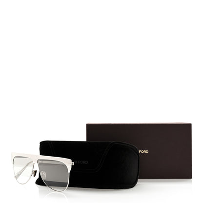 Tom Ford Gold Plated West Sunglasses TF706 Silver 8 of 8