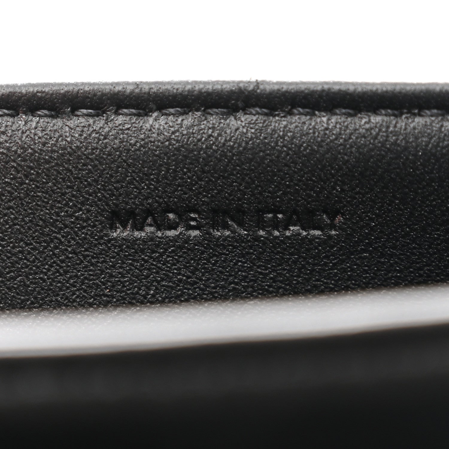 Celine Shiny Calfskin Teen Triomphe Black 7 of 12
