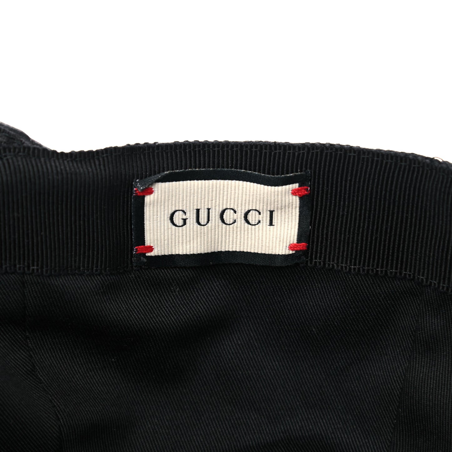 Monogram Web Baseball Hat M Black
