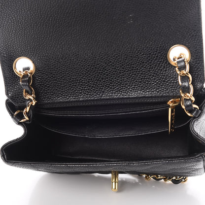 Chanel Caviar Quilted Mini Square Flap Black 5 of 10