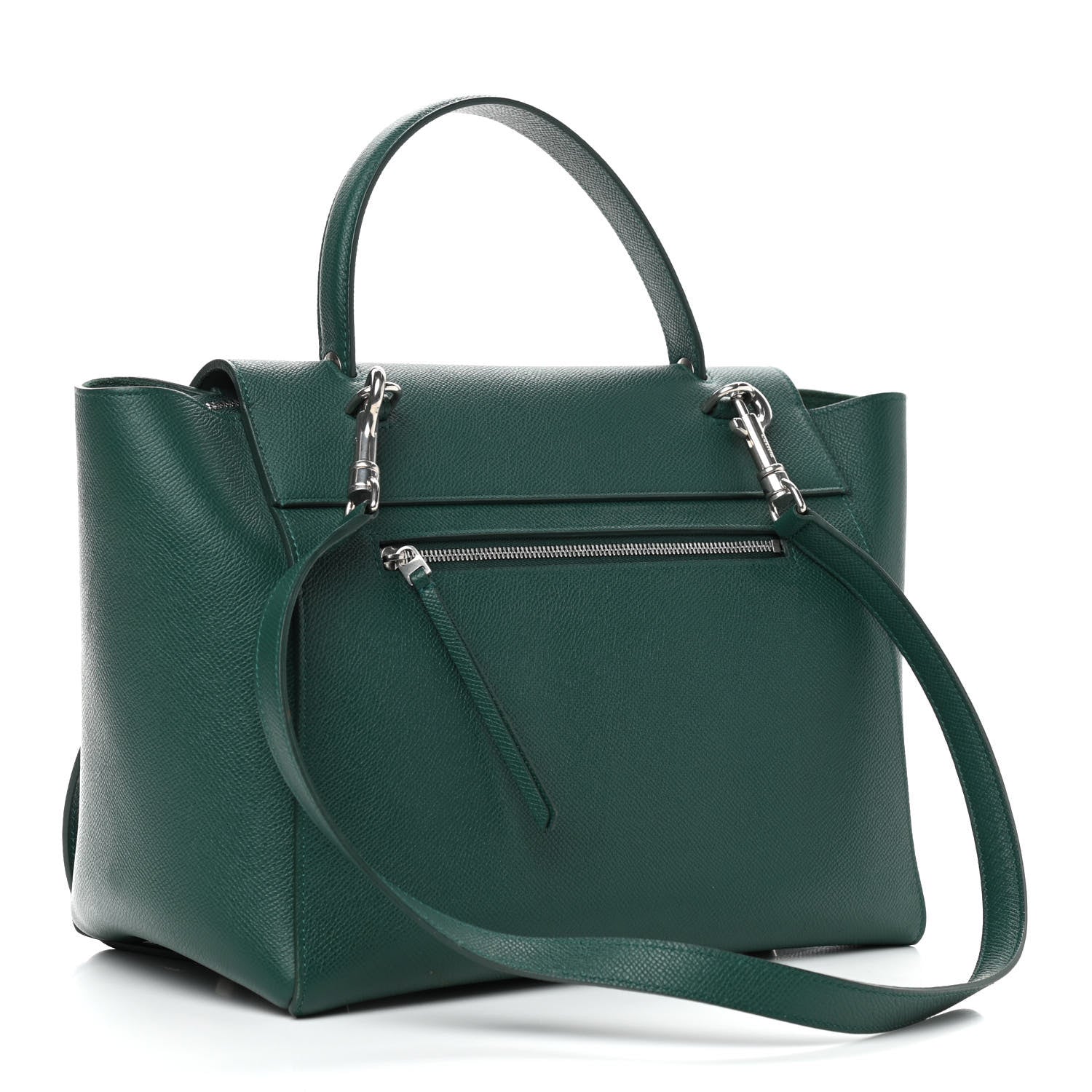 Celine Grained Calfskin Mini Belt Bag Forest 2 of 7