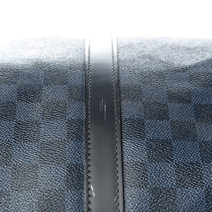 Louis Vuitton Damier Cobalt Jungle Keepall Bandouliere 55 15 of 15