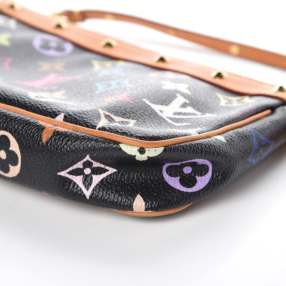Louis Vuitton Monogram Multicolor Pochette Accessories Black 11 of 12