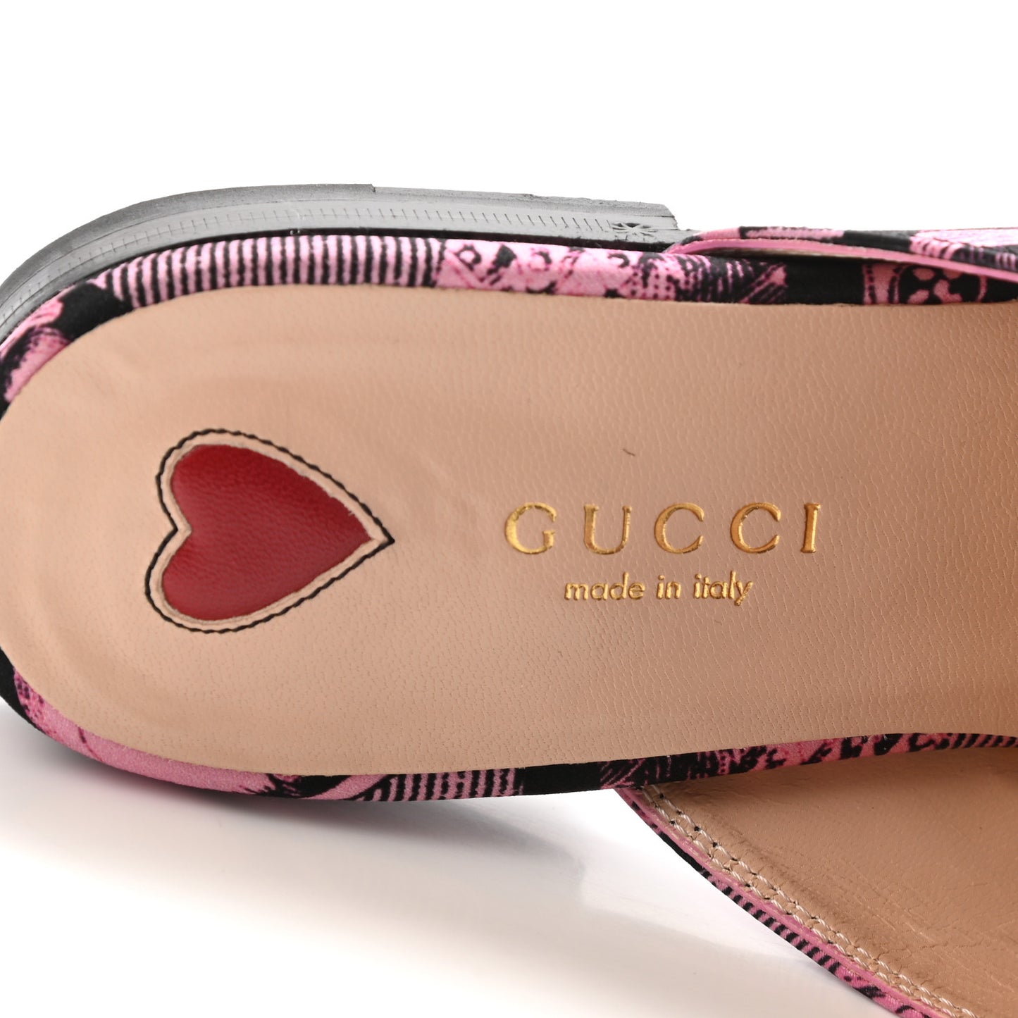 Silk Satin Saint Romain Womens Princetown Slippers 36 Pink Black