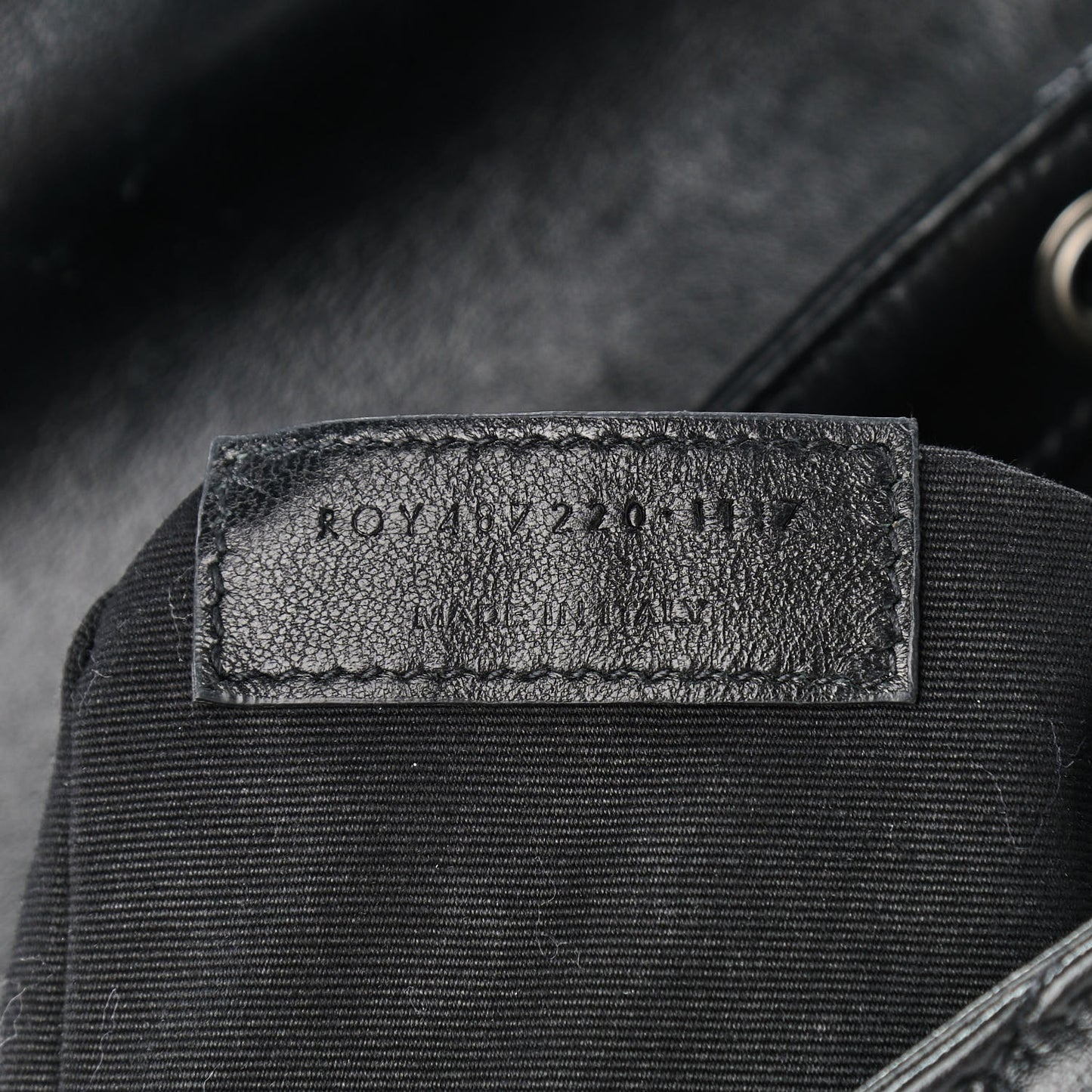Calfskin Y Quilted Monogram Small Loulou Backpack Black