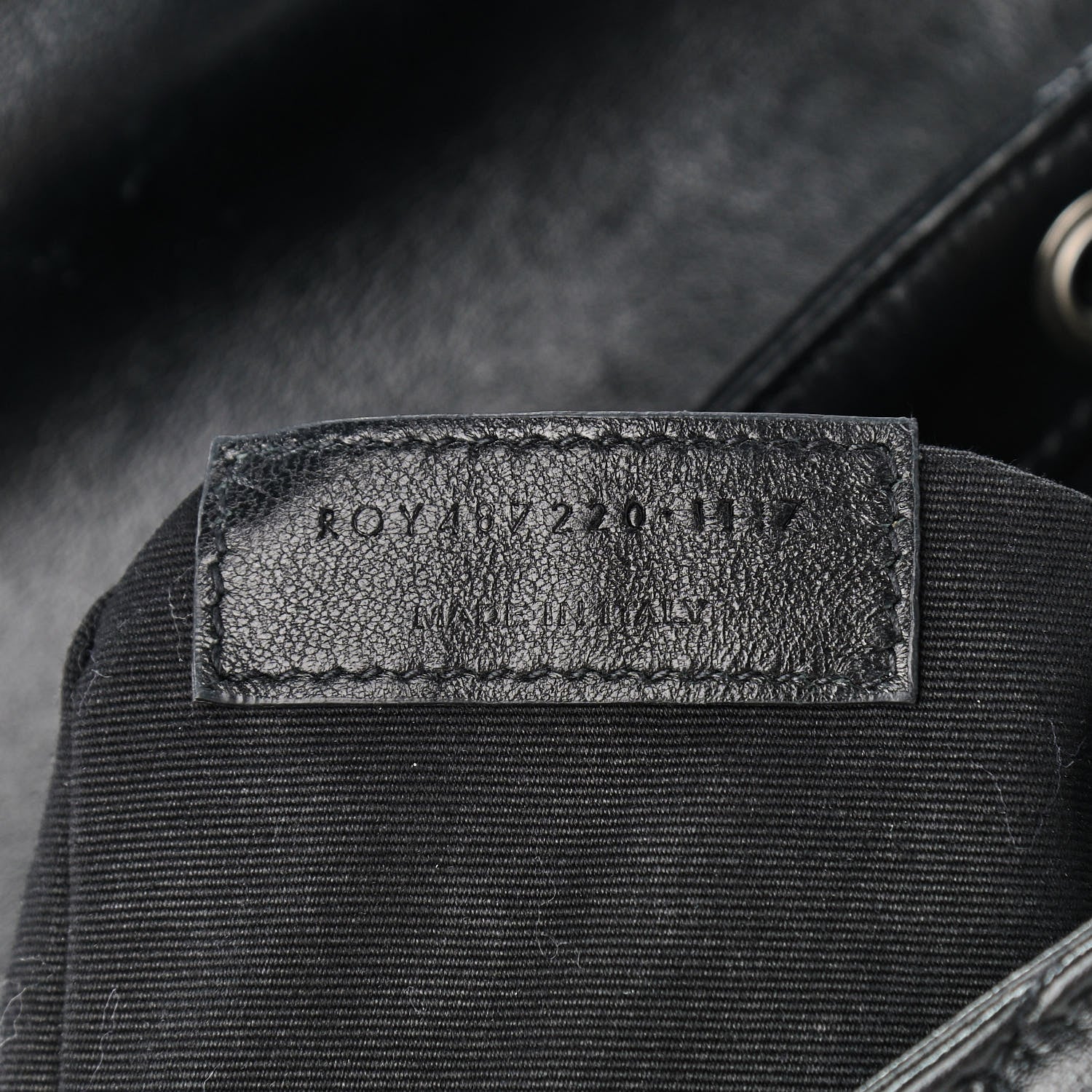 Saint Laurent Calfskin Y Quilted Monogram Small Loulou Backpack Black 8 of 12