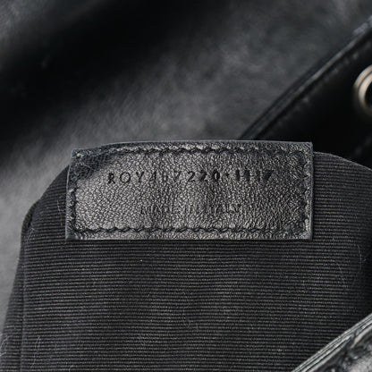 Saint Laurent Calfskin Y Quilted Monogram Small Loulou Backpack Black 8 of 12