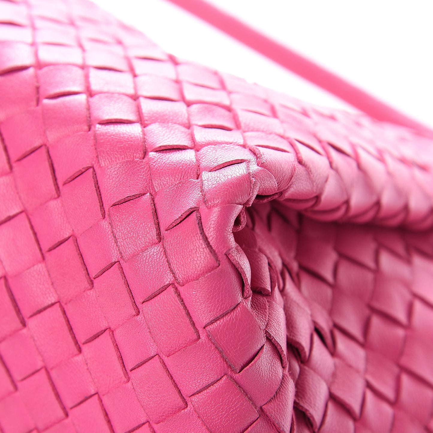 Nappa Intrecciato Parachute Bag Rosa Shock