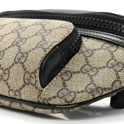 Gucci GG Supreme Monogram Belt Bag Black 9 of 11