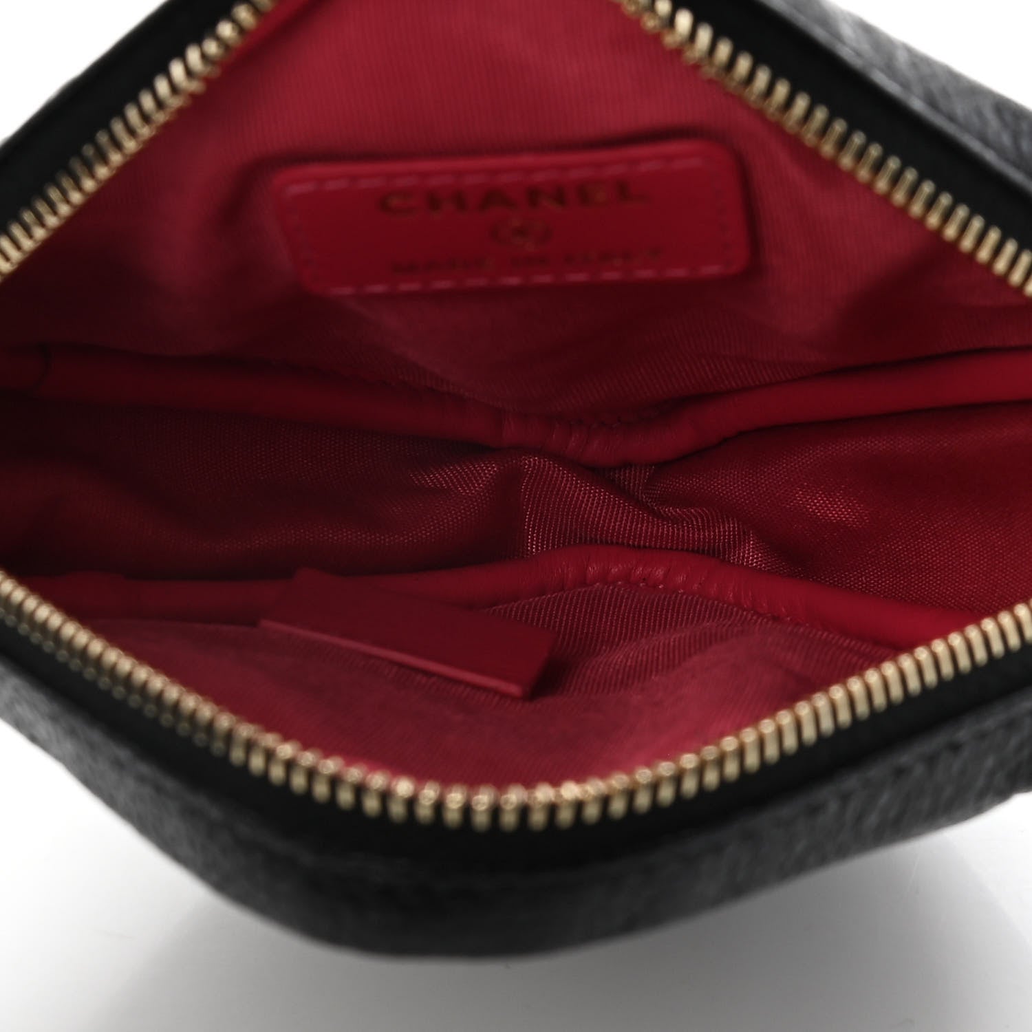 Chanel Caviar Quilted Coin Purse Belt Bag Black 4 of 10