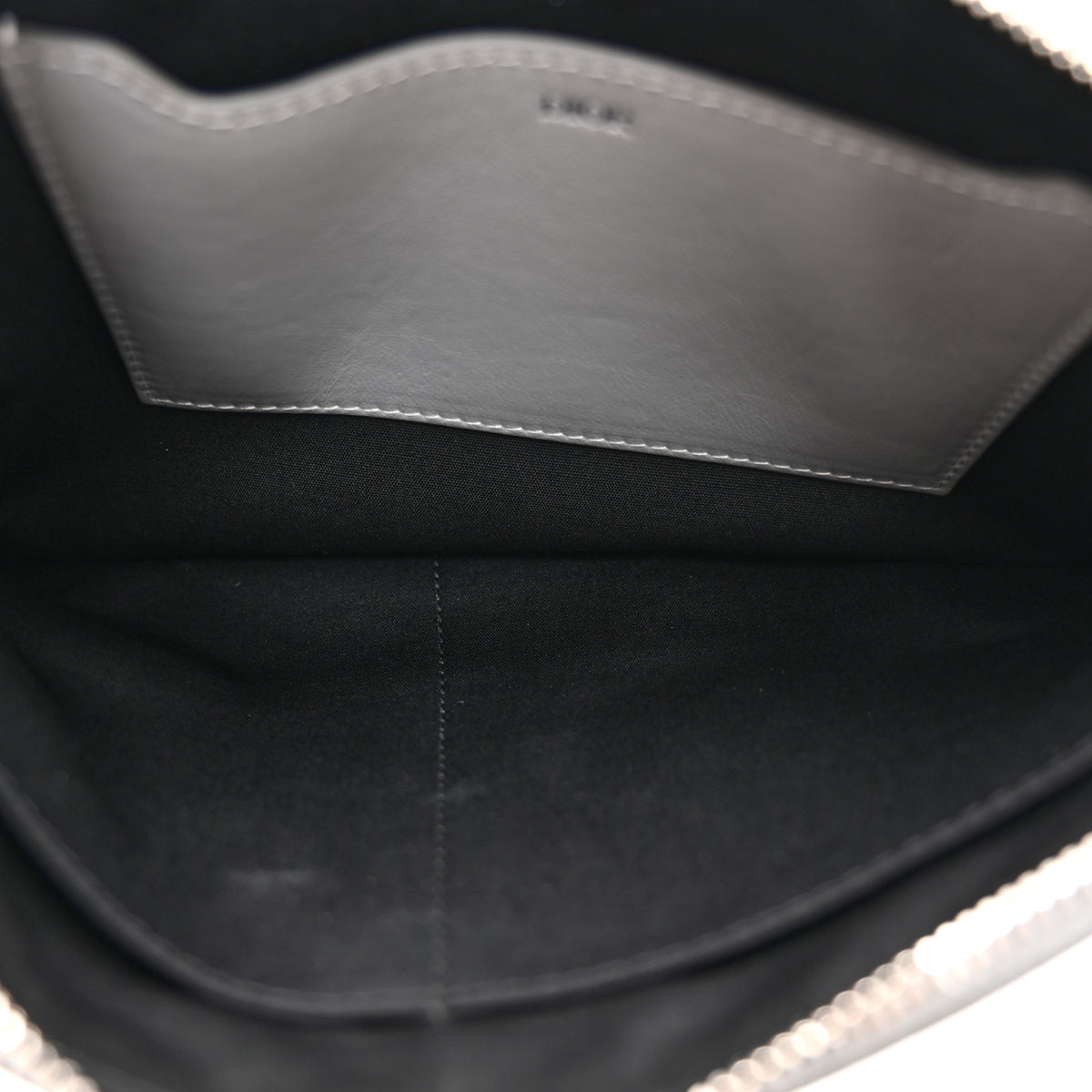 Christian Dior Coated Canvas CD Diamond Pouch Grey 5 of 11