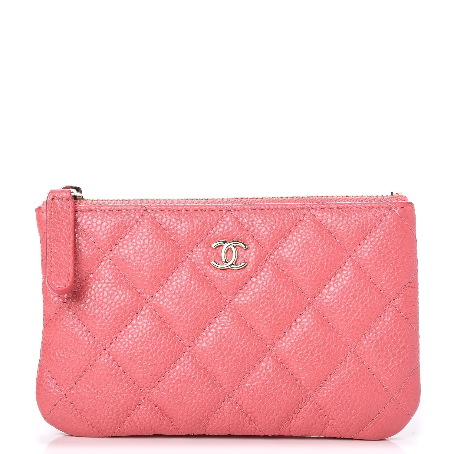Chanel Caviar Quilted Small Cosmetic Case Pink 1 of 7