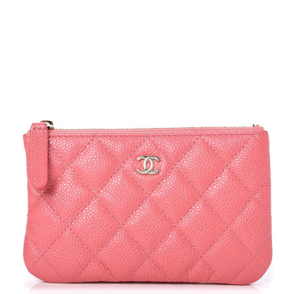 Chanel Caviar Quilted Small Cosmetic Case Pink 1 of 7