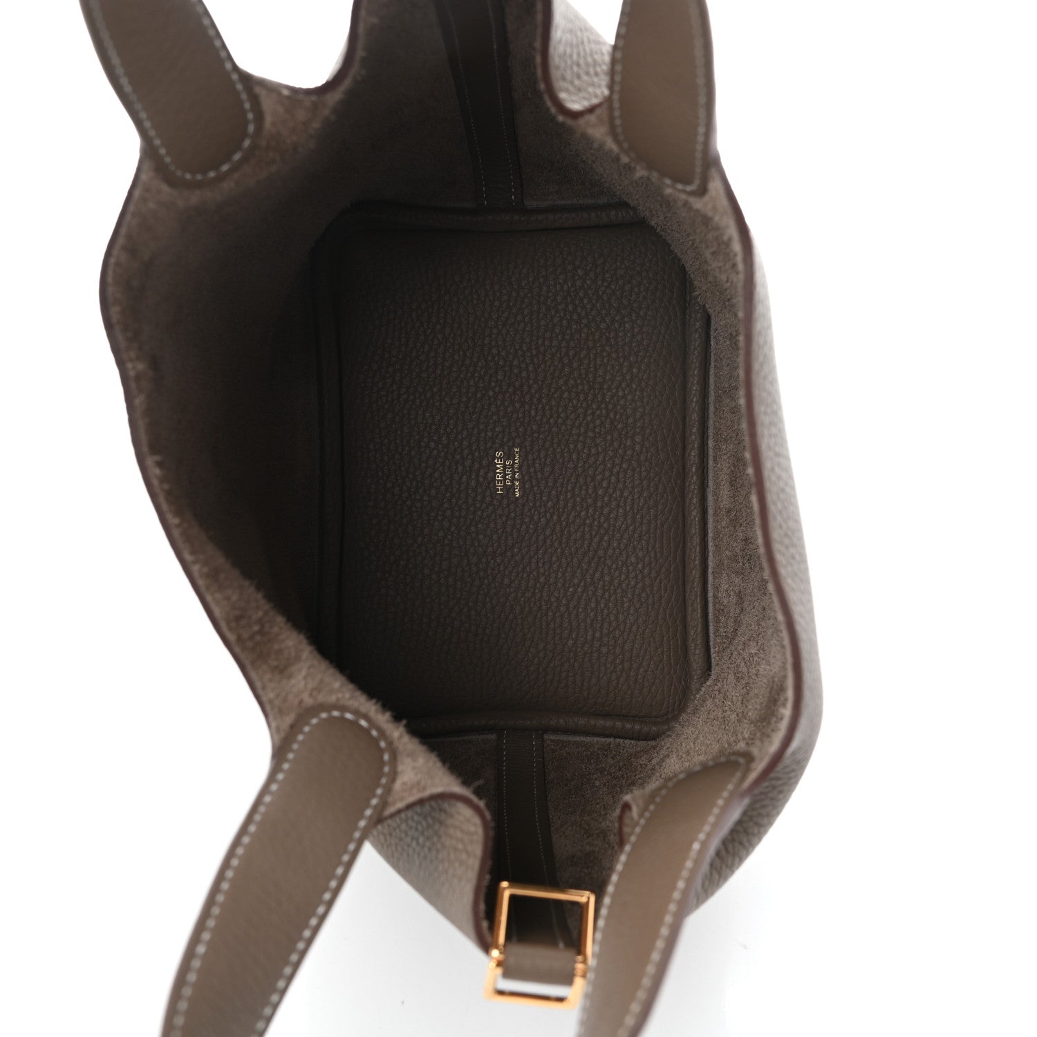Hermes Taurillon Clemence Picotin Lock 18 PM Etoupe 5 of 10