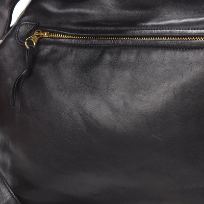 Chanel Lambskin CC Drawstring Backpack Black 13 of 14