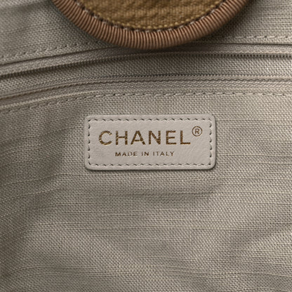 Chanel Mixed Fibers Medium Deauville Tote Beige 7 of 15