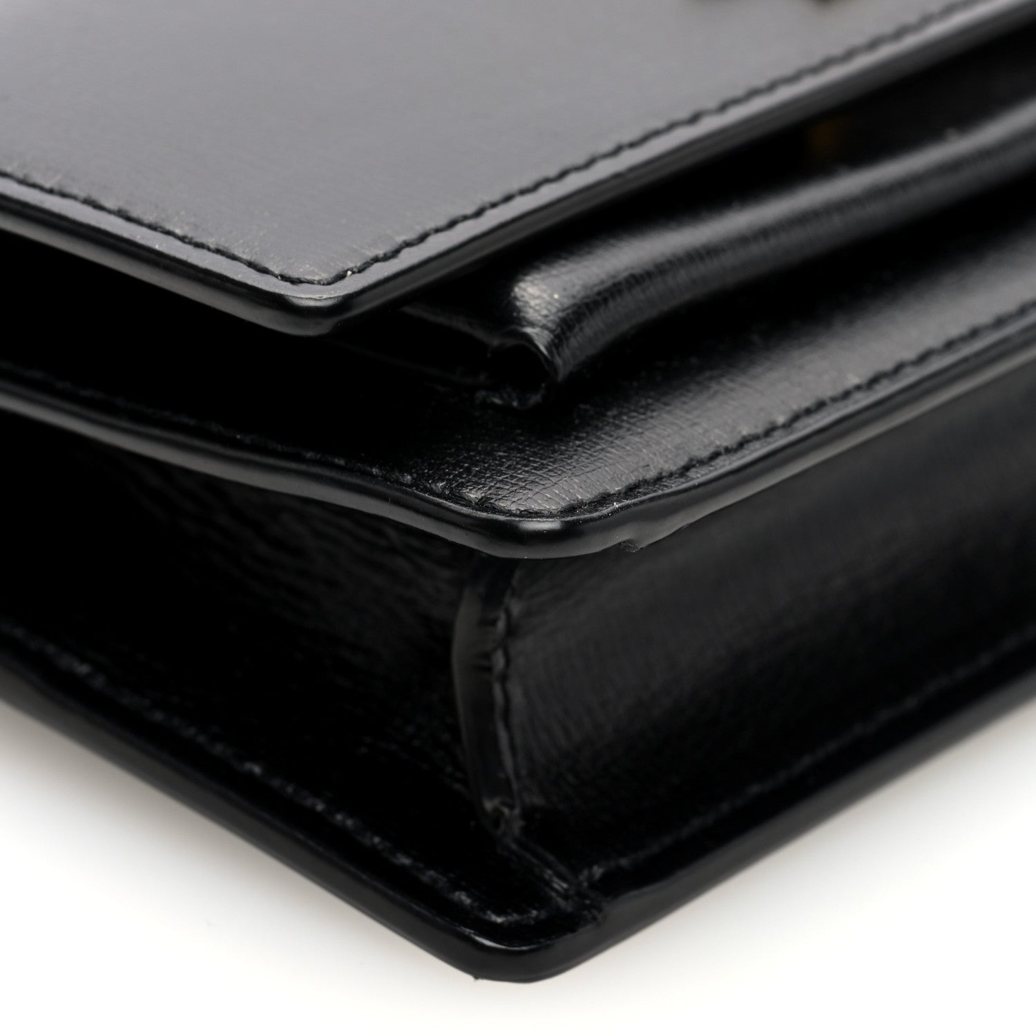 Saint Laurent Smooth Calfskin Sunset Baby Belt Bag Black 8 of 9